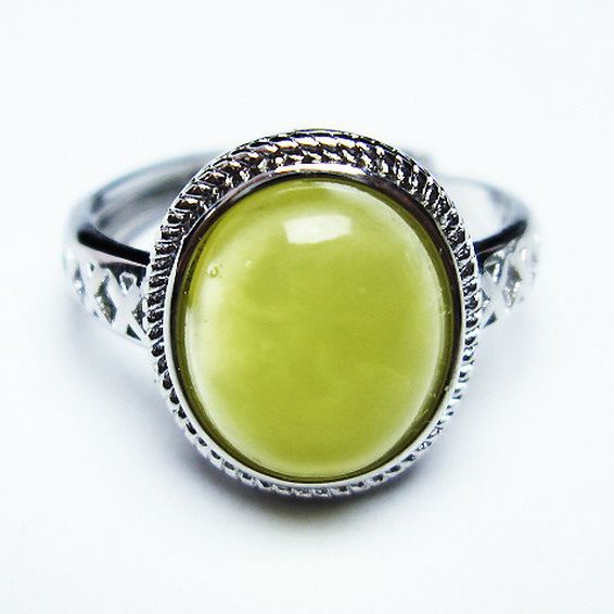 アンバー 琥珀 指輪 (12号)[T746-3299]