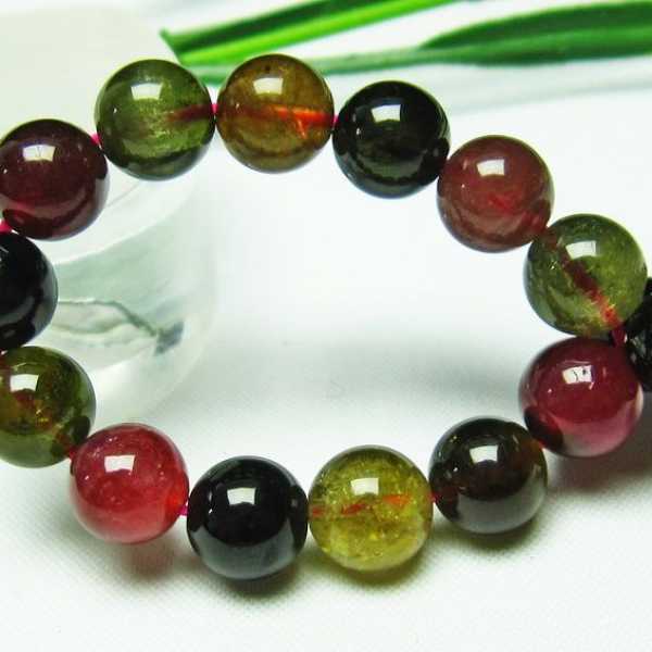 ミックスカラートルマリン ブレスレット 8mm [T75-5415]