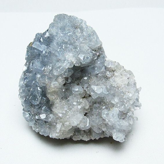 セレスタイト 天青石 ハートシェイプ 原石[T756-4953]