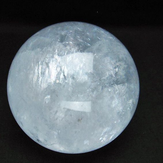 虹入り カルサイト 丸玉 76mm [t758-2133]