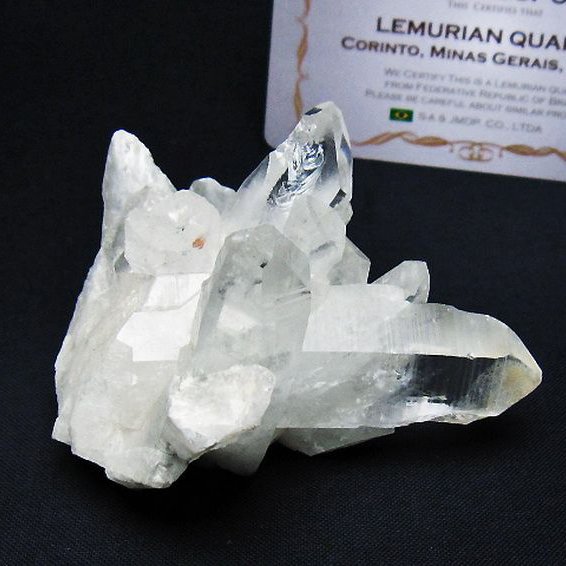レムリアンシード 水晶 クラスター ミナスジェライス州コリント産 ※証明書付き [t759-1301]