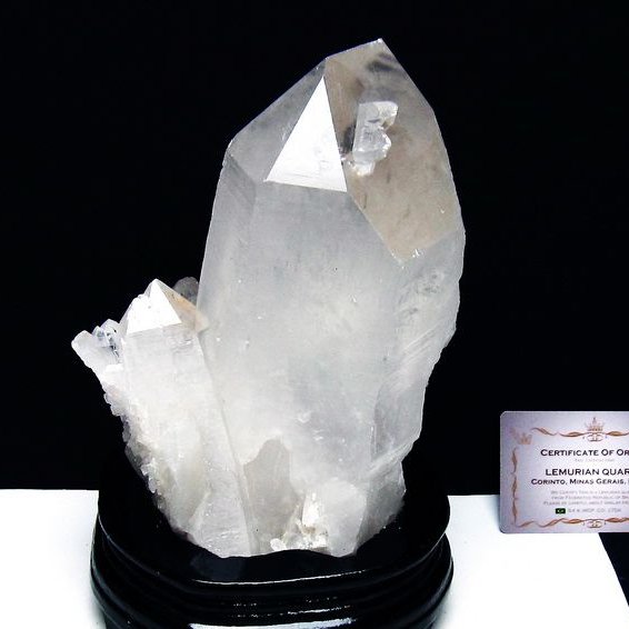 2.2Kg レムリアンシード水晶クラスター ミナスジェライス州コリント産 ※証明書付き[T760-3389]