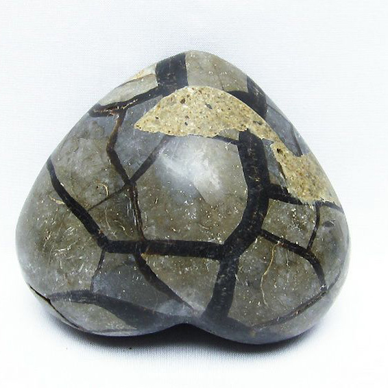 マダガスカル産 タートルジャスパー ハート型 原石[T761-3038]