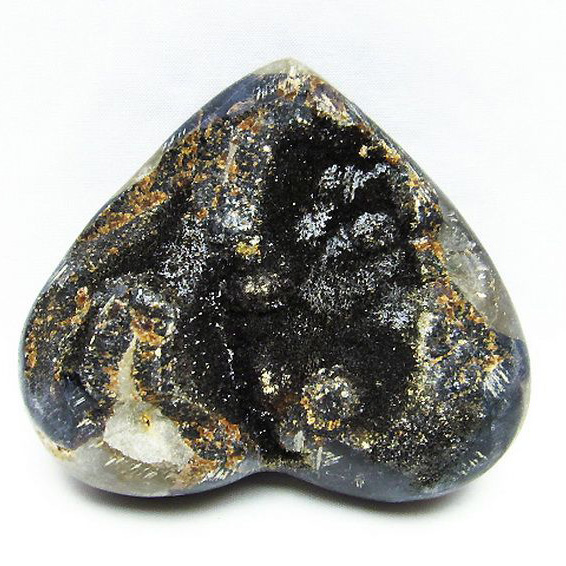 マダガスカル産 タートルジャスパー ハート型 原石[T761-3088]