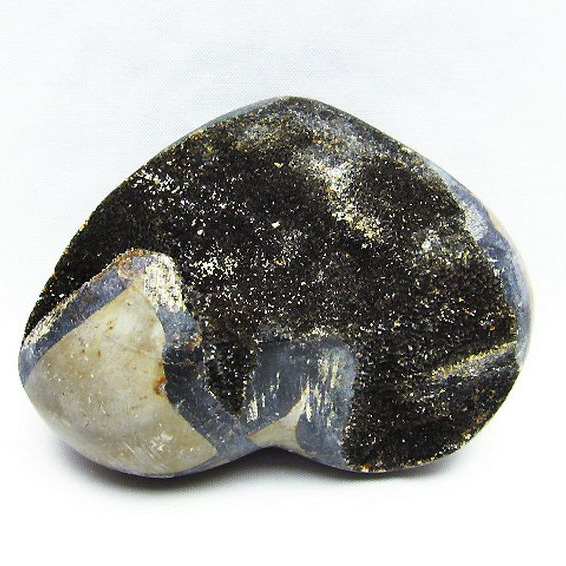 マダガスカル産 タートルジャスパー ハート型 原石[T761-3090]