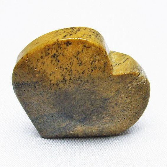 ルチルインアゲート ハート 置物[T763-3519]