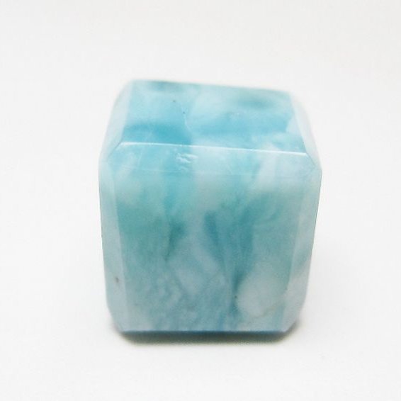 ラリマー キューブ型 タンブル[T77-4065]