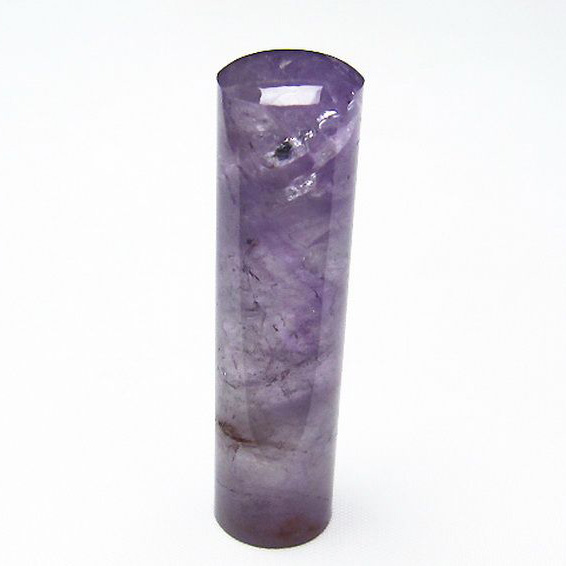 アメジスト 印材　※別途料金で篆刻可能 15mm [T78-593]