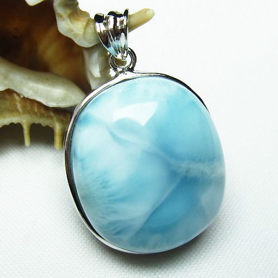 ラリマー ペンダント [T8-7783]