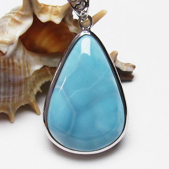 ラリマー ペンダント [T8-7826]