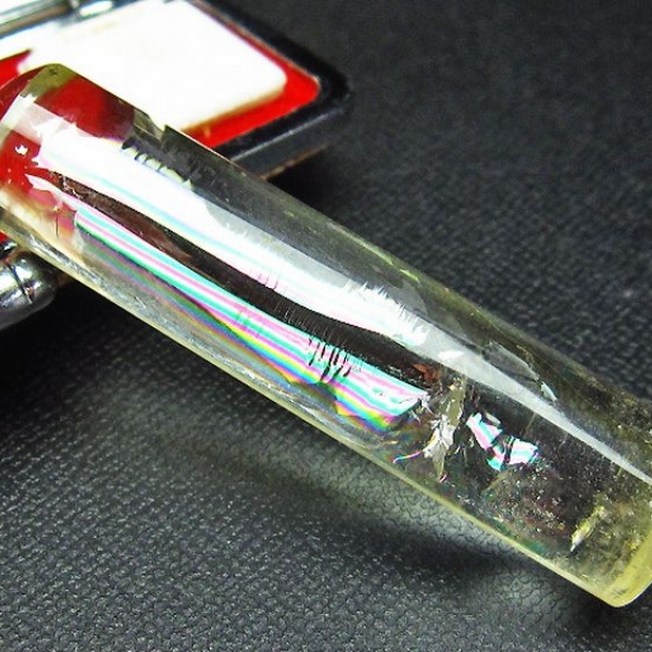 虹入り シトリン 印材　13mm [T80-411]