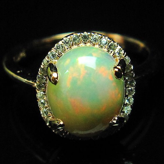 プレシャスオパール 指輪 (13号) [T800-417]