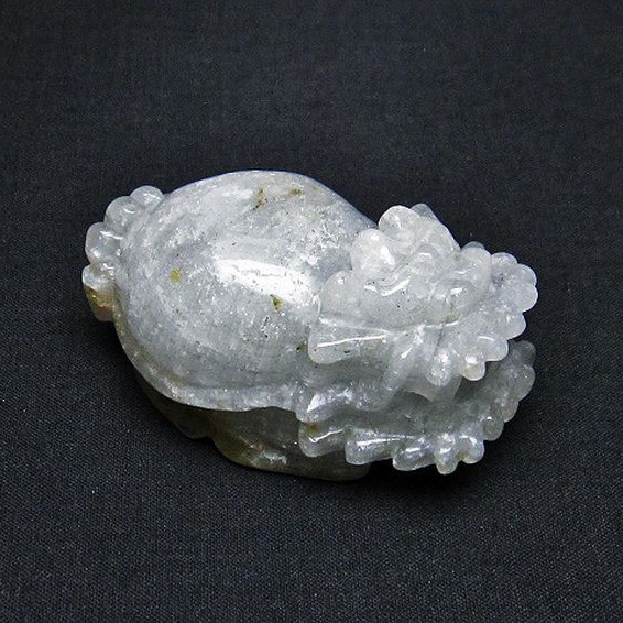 スーパーファントム水晶 龍亀  置物[T801-383]