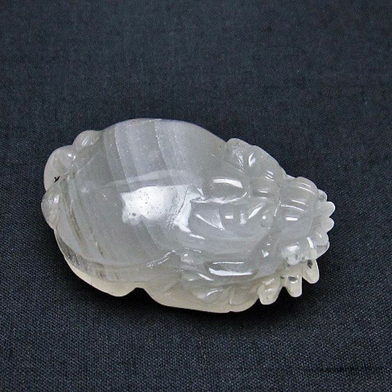 スーパーファントム水晶 龍亀  置物[T801-398]