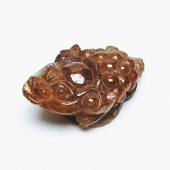 ゴールドタイチンルチル 金蟾  置物[T801-510]