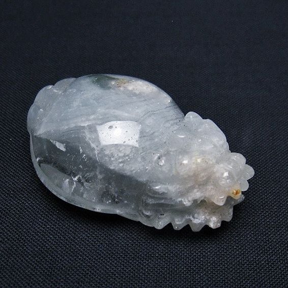 スーパーファントム水晶 龍亀 置物[T801-516]