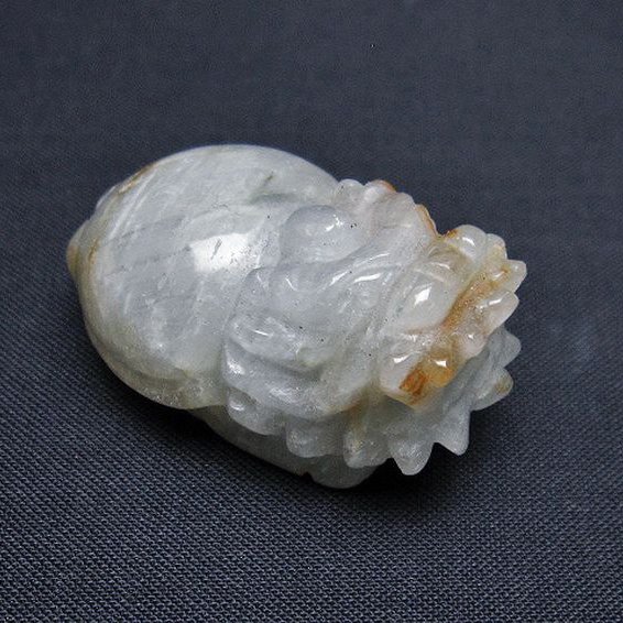 スーパーファントム水晶 龍亀 置物[T801-521]