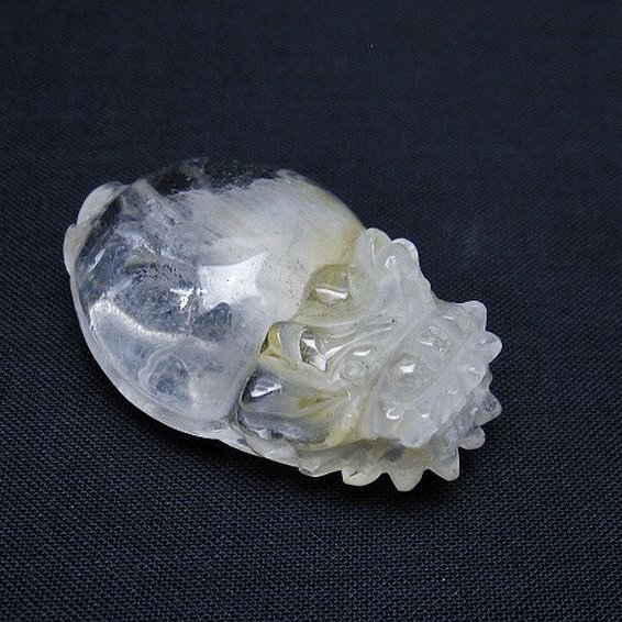 スーパーファントム水晶 龍亀 置物[T801-533]