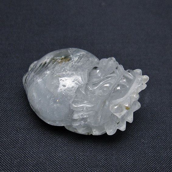 スーパーファントム水晶 龍亀 置物[T801-539]