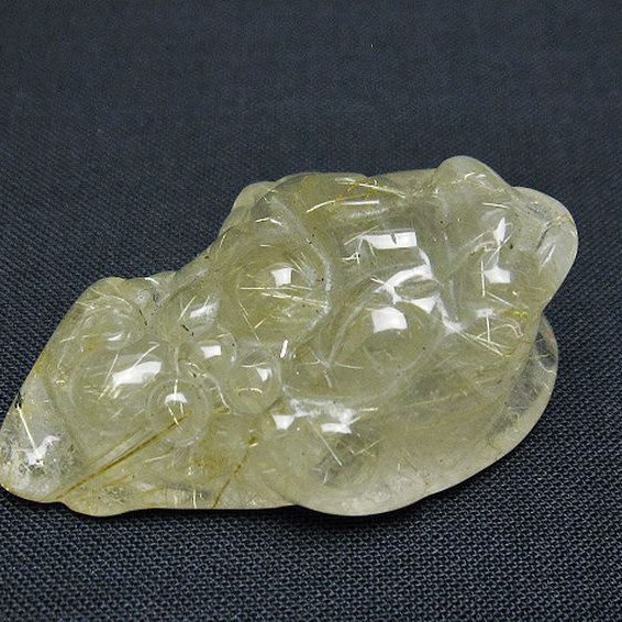 ゴールドタイチンルチル金蟾 置物[T801-555]