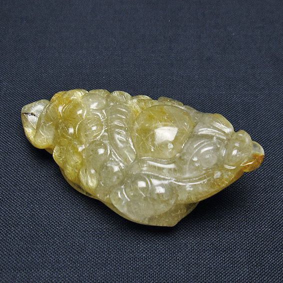 ゴールドタイチンルチル金蟾 置物[T801-671]