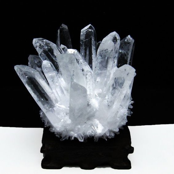 クリスタル 水晶クラスター  [t802-4677]