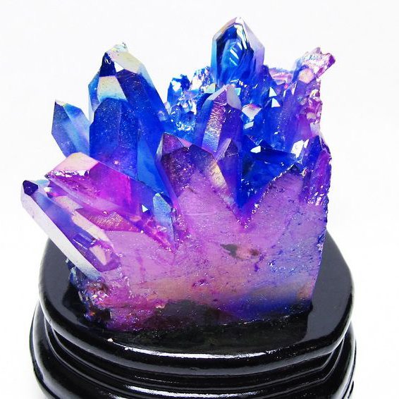 オーラ水晶 オーラクリスタル クラスター (レインボー)[T802-6190]