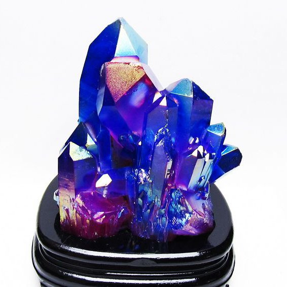 1.8Kg オーラ水晶 オーラクリスタル クラスター (レインボー)[T802-6238]