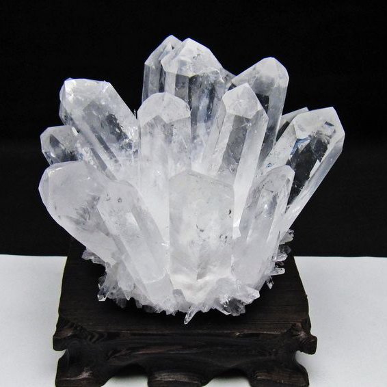 クリスタル 水晶クラスター  [t802-6487]