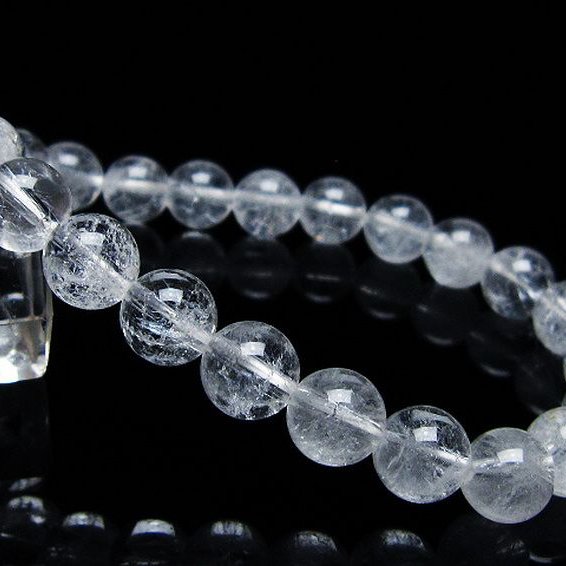 クラック水晶 ブレスレット 9mm [t82-10615]