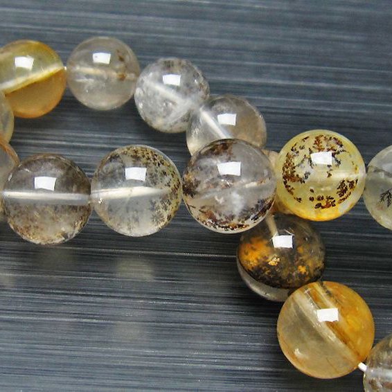 デンドリッククォーツ ブレスレット 12mm [T84-2645]