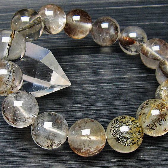 デンドリッククォーツ ブレスレット 14mm [T84-3537]