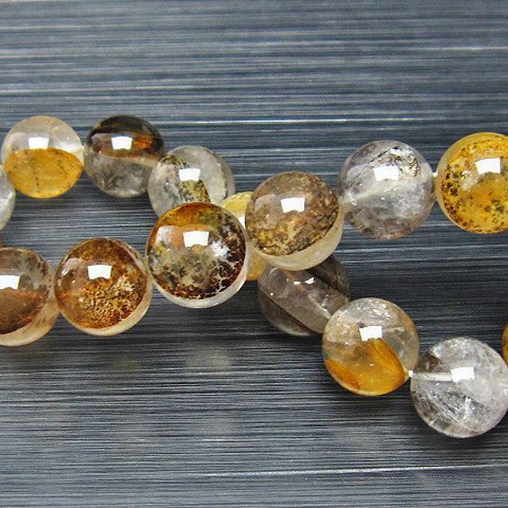 デンドリッククォーツ ブレスレット 12mm [T84-3549]