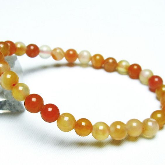 アゲート ブレスレット 6mm [T85-10495]