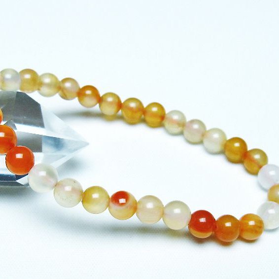 アゲート ブレスレット 6mm [t85-10695]