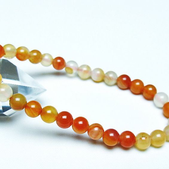 アゲート ブレスレット 6mm [t85-10699]