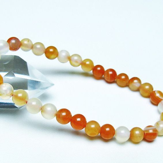 アゲート ブレスレット 6mm [T85-10721]