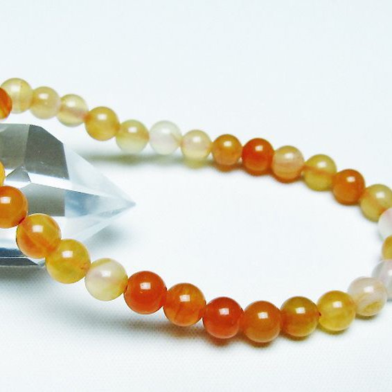 アゲート ブレスレット 6mm [t85-10725]