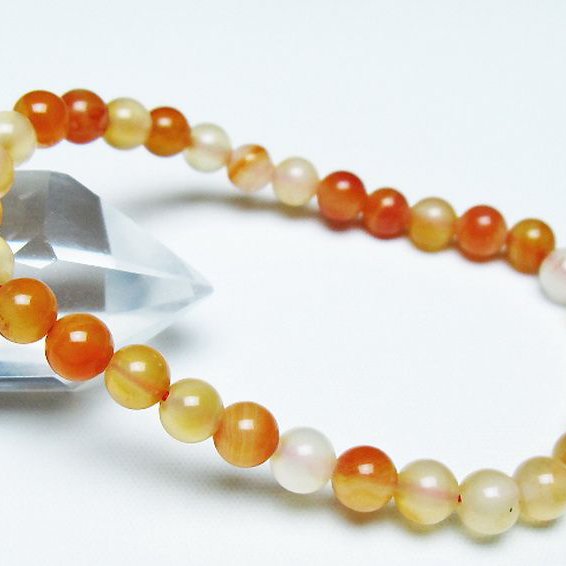 アゲート ブレスレット 6mm [T85-10951]