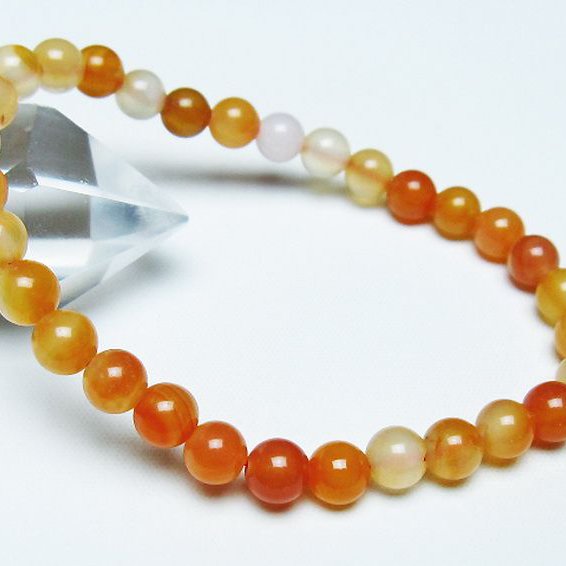 アゲート ブレスレット 6mm [t85-10953]