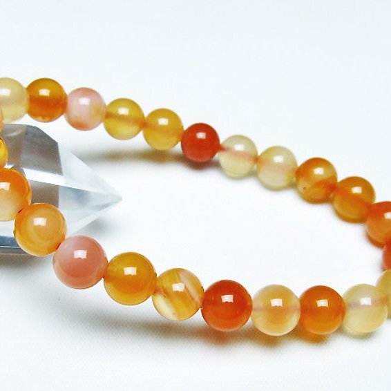 アゲート ブレスレット 8mm [T85-11003]