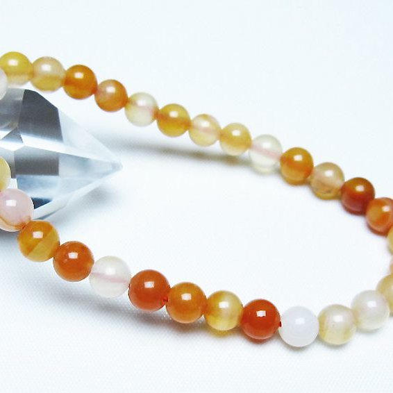 アゲート ブレスレット 6mm [t85-11112]