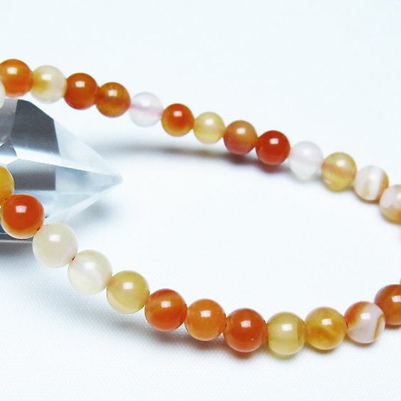 アゲート ブレスレット 6mm [t85-11123]