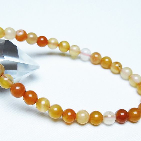 アゲート ブレスレット 6mm [t85-11132]