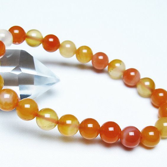 アゲート ブレスレット 8mm [T85-11148]