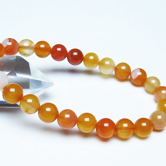 アゲート ブレスレット 8mm [T85-11156]