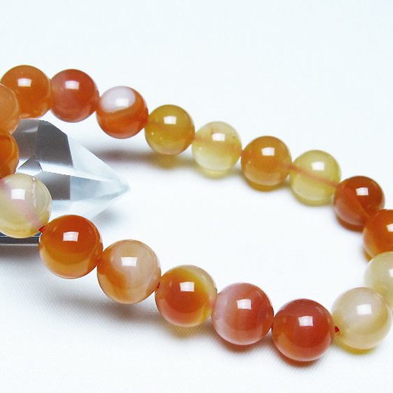 アゲート ブレスレット 10mm [t85-11168]