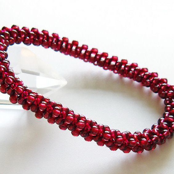 ガーネット ブレスレット 8mm [T87-14757]