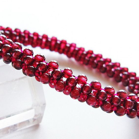 ガーネット ブレスレット 8mm [T87-14874]