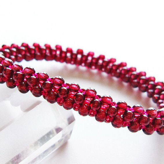 ガーネット ブレスレット 8mm [T87-14911]